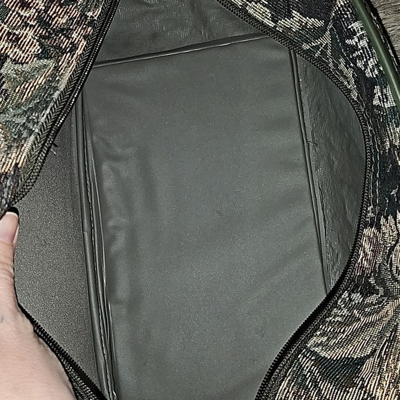 Protocol Vintage 1980's Floral Tapestry Luggage Weekender Bag & Carry On - Picture 6 of 14